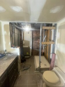Bathroom remodel ideas in Fox Chapel, Pittsburgh featuring modern tiles, stylish fixtures, and a custom vanity for a luxury renovation.