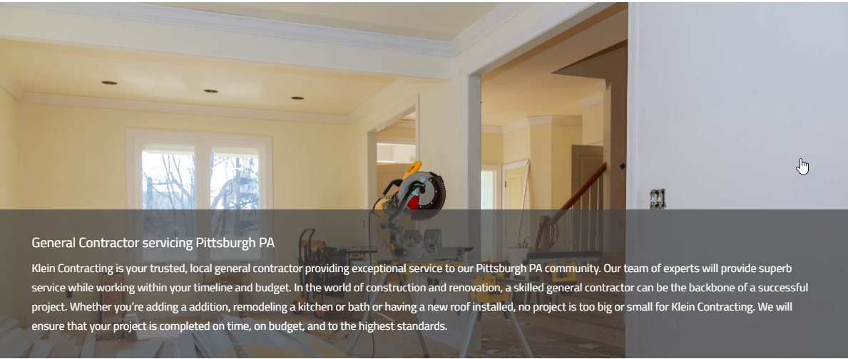 General Contractor Pittsburgh PA | Klein Contracting