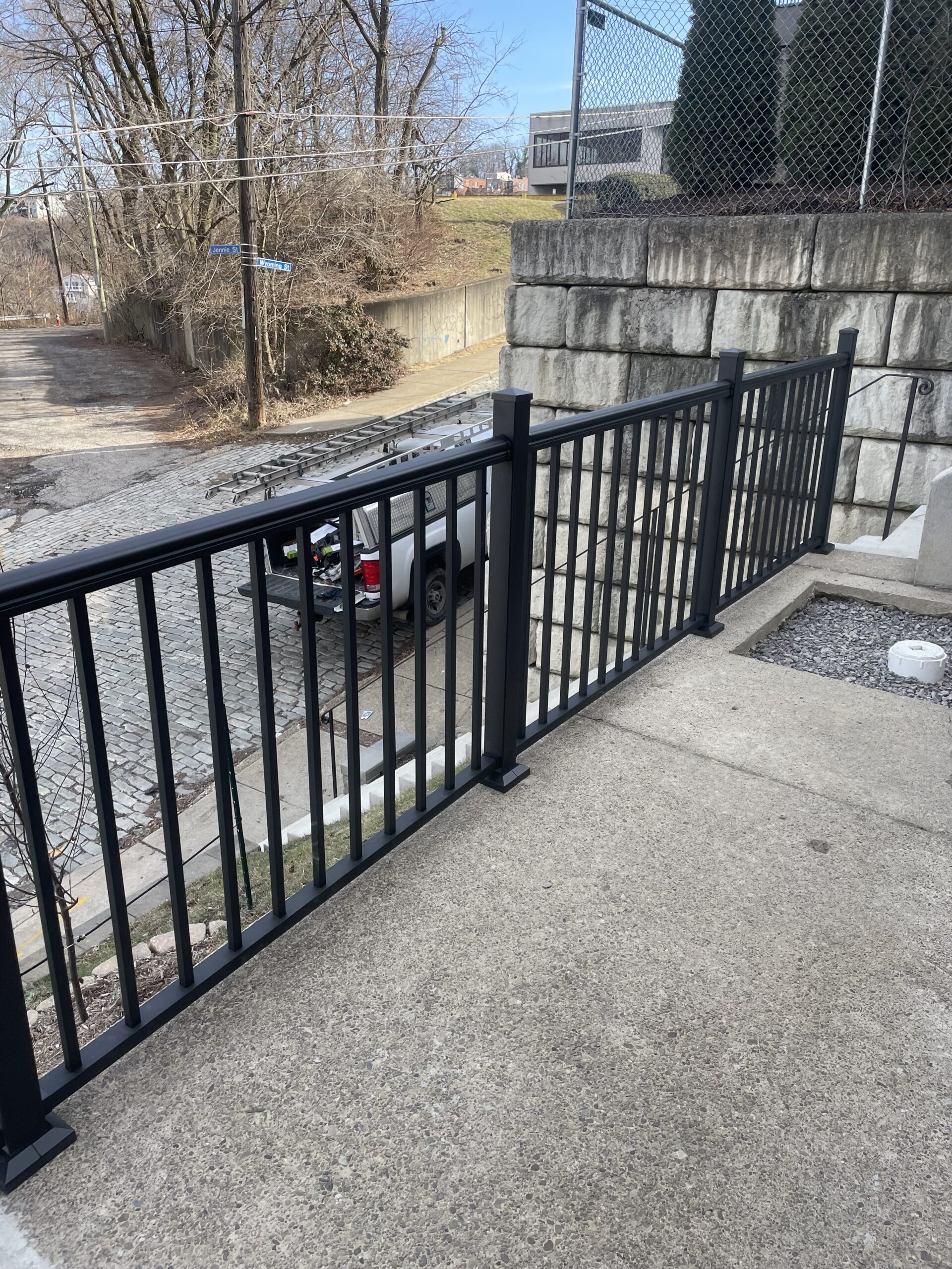Decorative railing for Pittsburgh Patios and Decks